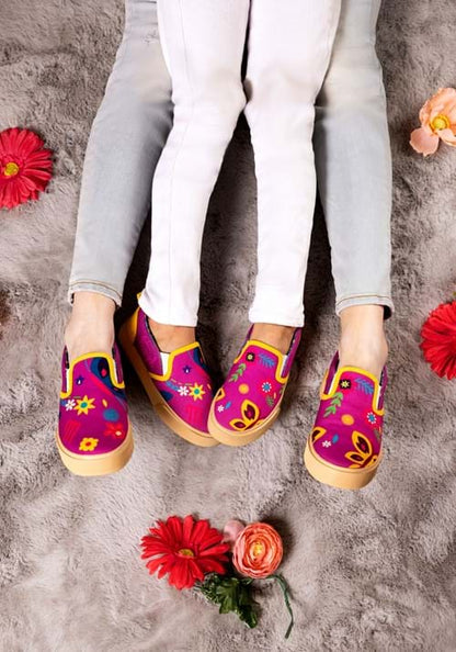 Encanto Women's Embroidered Slip On Sneakers - US 3936