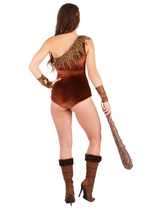 Women's Fierce Cavewoman Costume - US 4652
