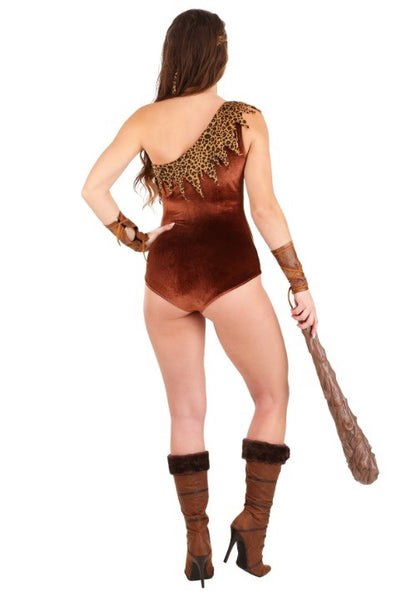 Women's Fierce Cavewoman Costume - US 4652