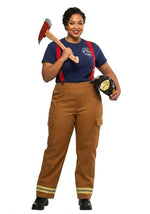 Women's Fire Captain Plus Size Costume - US 0928