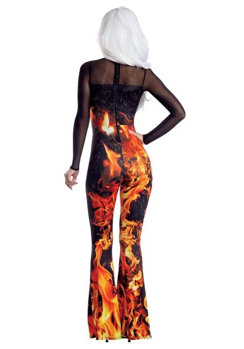 Women's Flame Jumpsuit Costume - US 5855