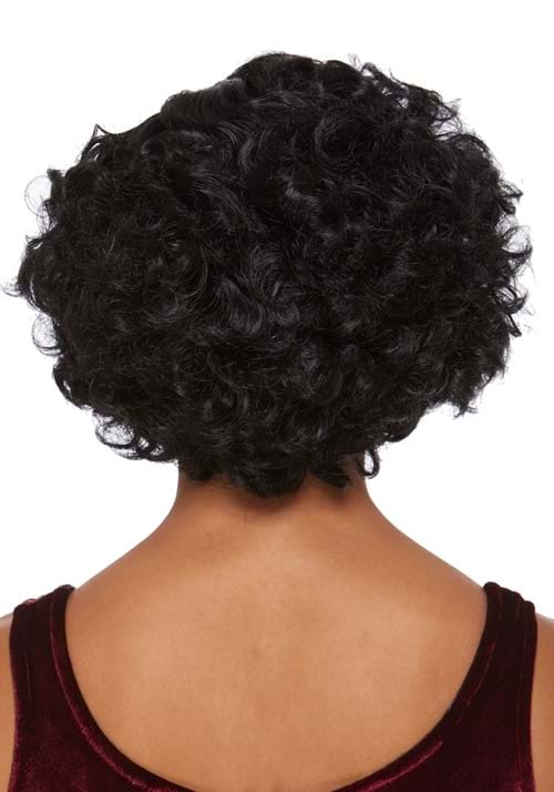 Curly Black Flapper Costume Wig for Women - US 0435
