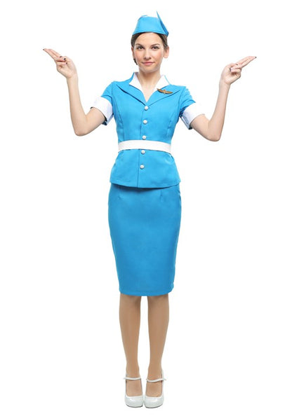 Flight Attendant Costume for Women - US 3547