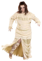 Women's Plus Size Full Length Mummy Costume - US 1035