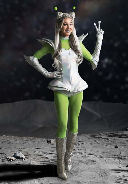 Women's Galactic Alien Babe Costume - US 6264