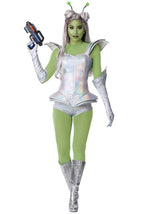 Women's Galactic Alien Babe Costume - US 6264