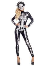 Glamorous Skeletal Beauty Women's Costume - US 0236