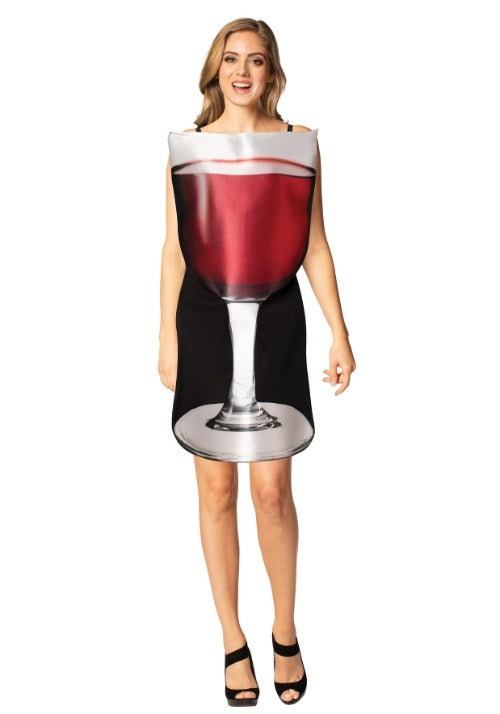 Glass of Red Wine Costume for Women - US 5473