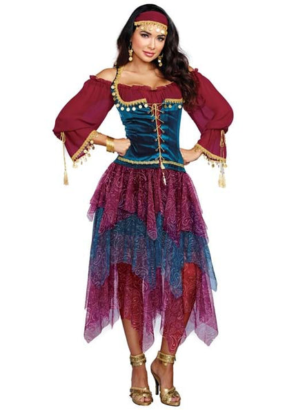 Women's Mystical Fortune Teller Costume - US 3517