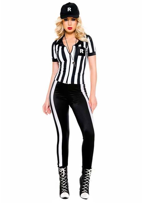 Half Time Referee Costume for Women - US 4653