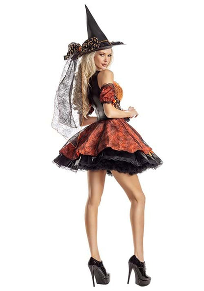Women's Sexy Harvest Witch Costume - US 0934