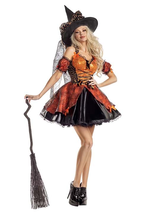 Women's Sexy Harvest Witch Costume - US 0934