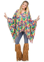 Hippie Poncho Costume for Women - US 3872