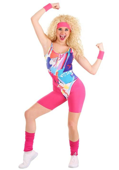 80s Jazzercise Costume for Women - US 3418