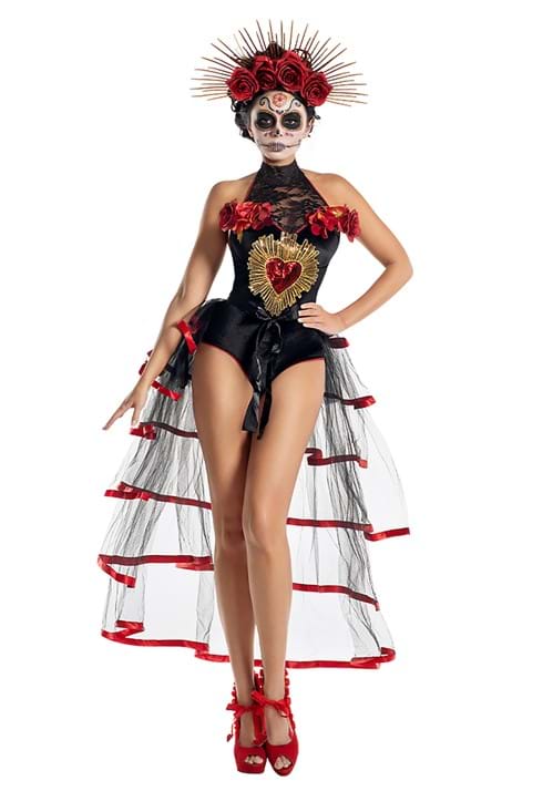Women's Sexy La Muerta Costume - US 7267