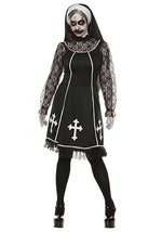 Lace Nun Costume for Women - US 4518