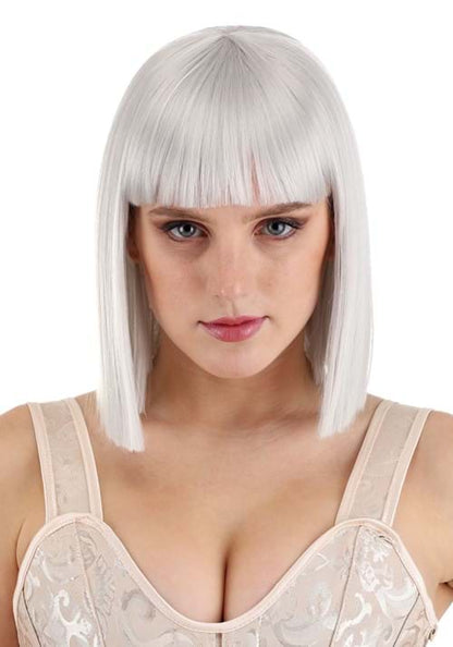 Light Gray Bob Costume Wig for Women - US 8416