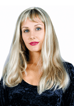 Women's Long Blonde / Brown Costume Wig - US 6716