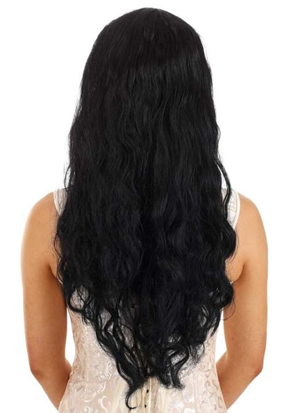 Long Wavy Black Wig for Women - US 9086