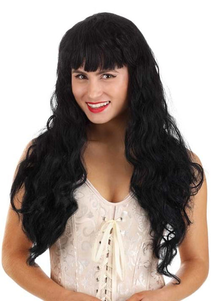 Long Wavy Black Wig for Women - US 9086