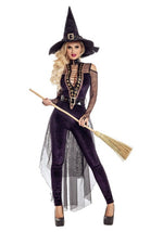 Midnight Violet Women's Witch Costume - US 7789