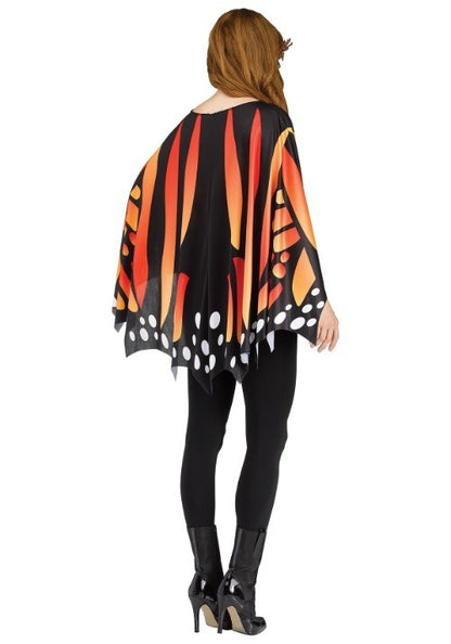 Womens Monarch Butterfly Poncho - US 2636
