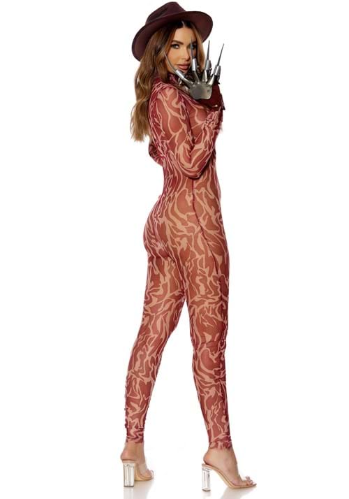 Nightmare Freddy Jumpsuit Women's Costume with Glove - US 6715