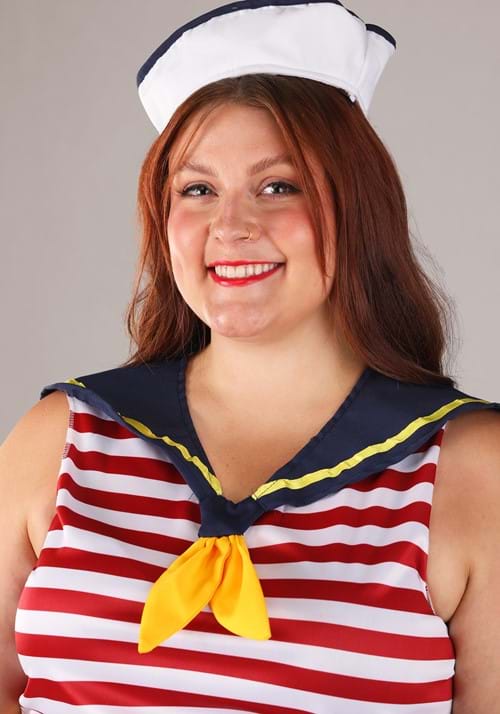 Women's Plus Size Perfect Pin Up Sailor Costume - US 7074