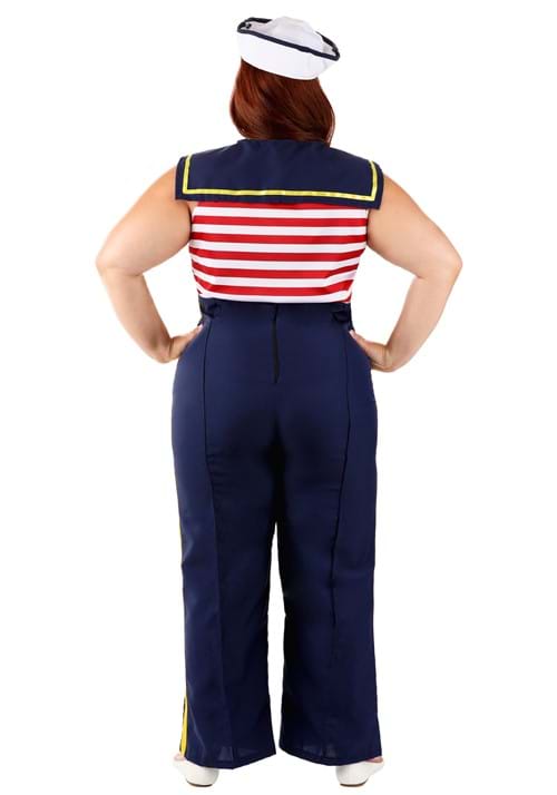 Women's Plus Size Perfect Pin Up Sailor Costume - US 7074