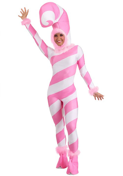 Womens Pink Candy Cane Costume - US 7205