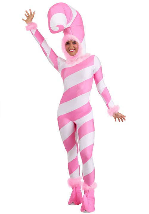 Womens Pink Candy Cane Costume - US 7205