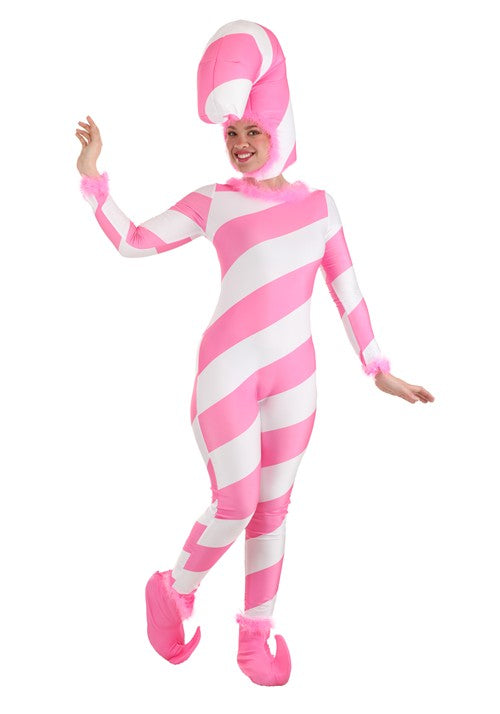 Womens Pink Candy Cane Costume - US 7205