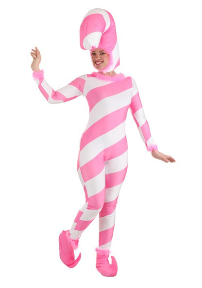 Womens Pink Candy Cane Costume - US 7205