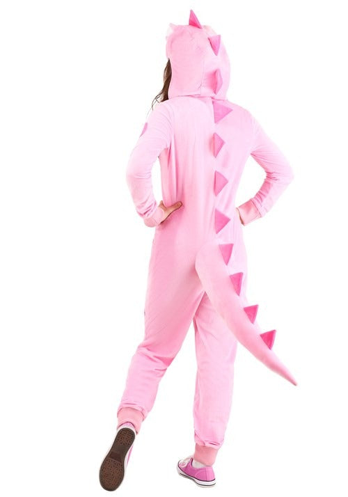 Pink Dinosaur Onesie for Women - US 4407