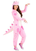 Pink Dinosaur Onesie for Women - US 4407