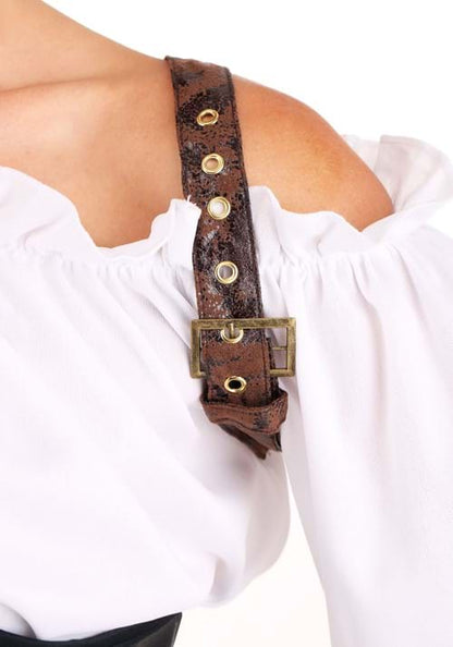 Skeleton Flag Rogue Pirate Costume for Women - US 2221