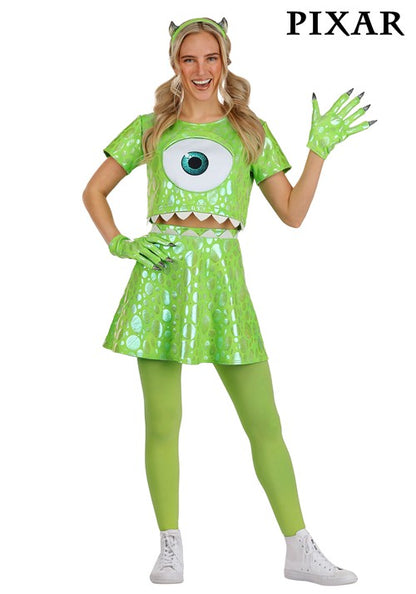 Women's Pixar Monsters Inc. Mike Wazowski Costume - US 3620