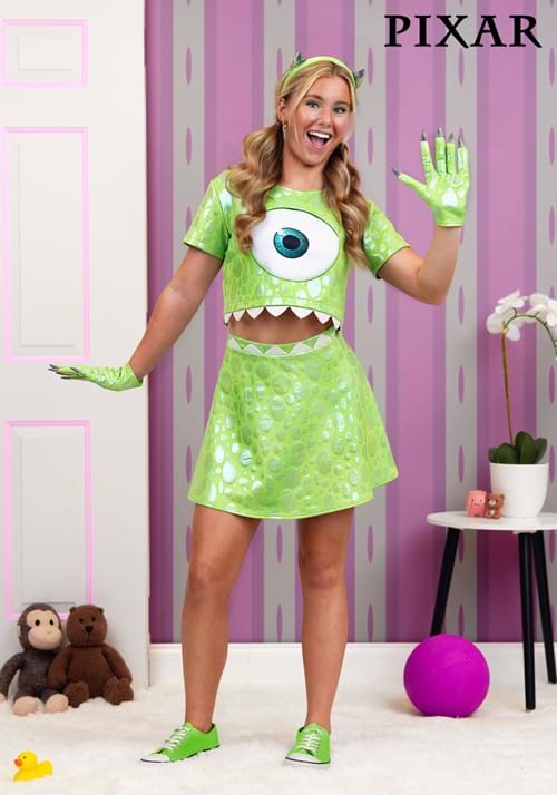 Women's Pixar Monsters Inc. Mike Wazowski Costume - US 3620