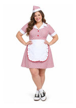 Plus Size Car Hop Women's Costume - US 4983