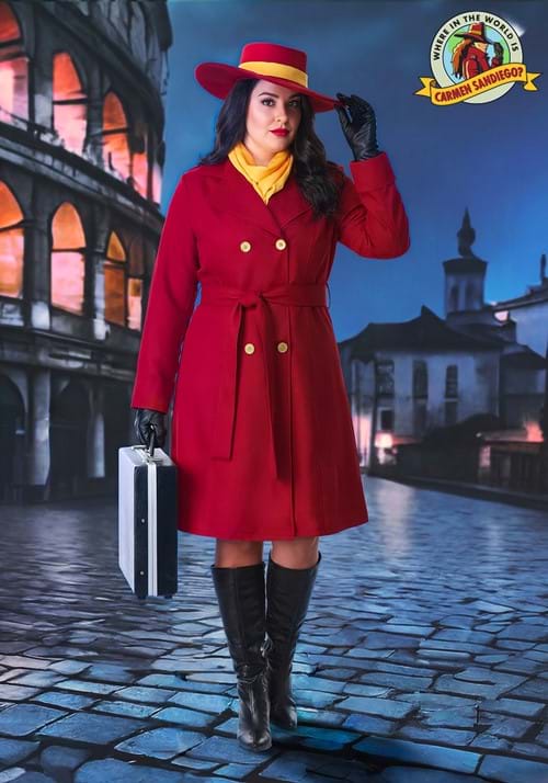 Women's Plus Size Carmen Sandiego Costume - US 5773