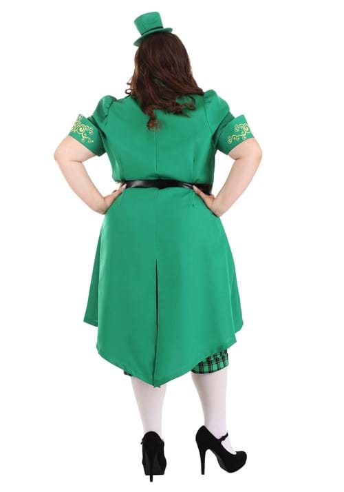 Plus Size Charming Leprechaun Costume for Women - US 7126