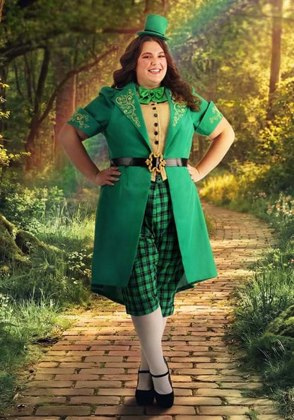 Plus Size Charming Leprechaun Costume for Women - US 7126