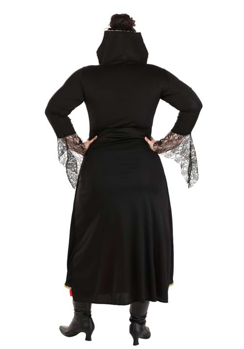 Women's Plus Size Black and Red Vampire Costume Dress - US 0120