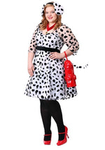 Women's Plus Size Dressy Dalmatian Costume - US 8047
