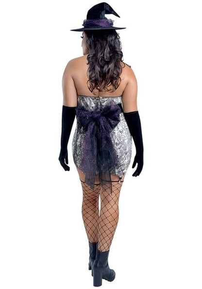 Plus Size Women's Gothic Elegance Witch Costume - US 4382