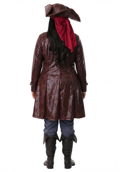 Plus Size Women's Pretty Pirate Captain Costume - US 0051