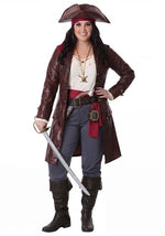 Plus Size Women's Pretty Pirate Captain Costume - US 0051