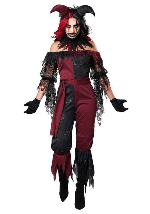 Plus Size Psycho Jester Women's Costume - US 2418