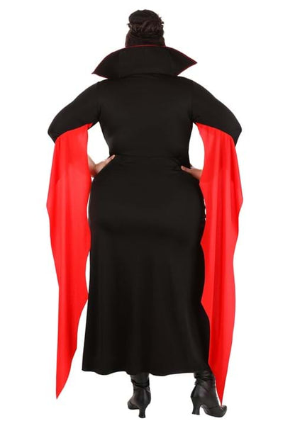 Women's Plus Size Queen Vampire Costume Dress - US 5034