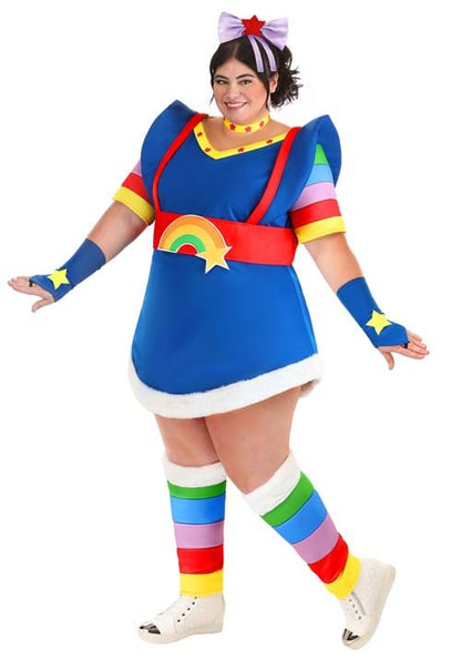 Women's Plus Size Rainbow Brite Costume - US 5162